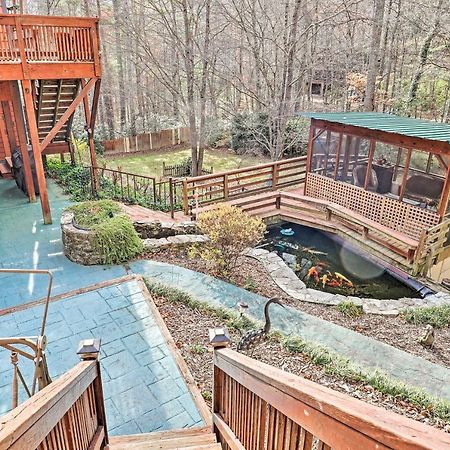 Asheville Mountain Getaway With Patio And Koi Pond! Exteriör bild