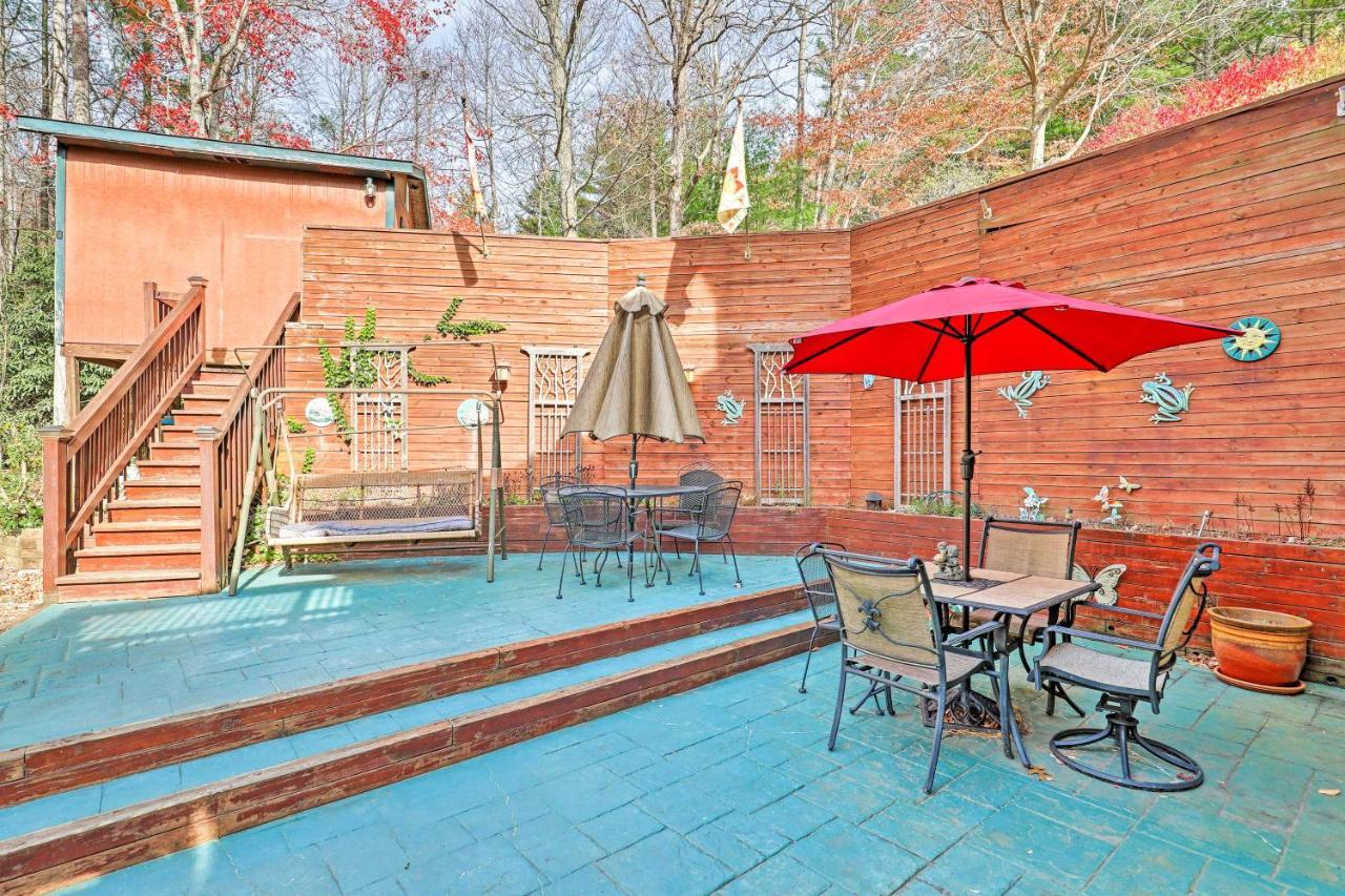 Asheville Mountain Getaway With Patio And Koi Pond! Exteriör bild