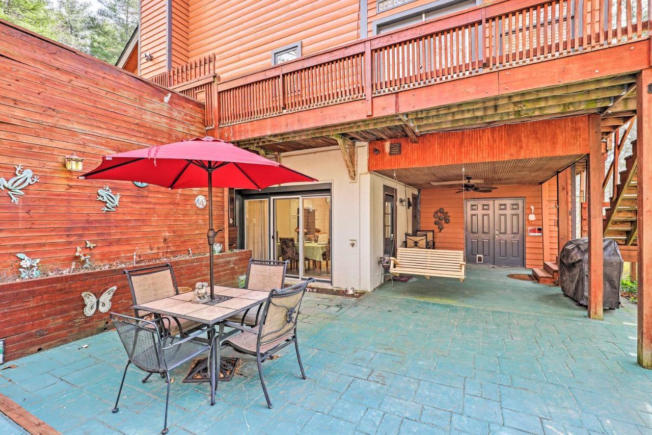 Asheville Mountain Getaway With Patio And Koi Pond! Exteriör bild
